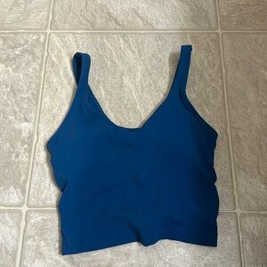 Lululemon size 0 align tank top bright navy blue